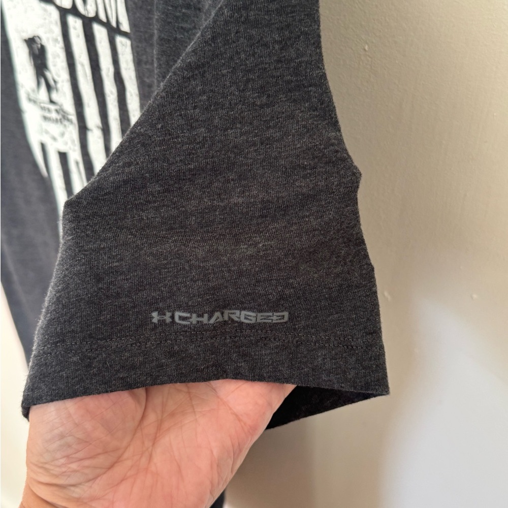 Under‎ Armour Charcoal Women's Jersey Top - Picture 4 of 4